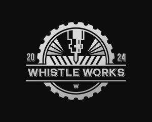 Mechanical Laser CNC logo design