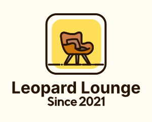 Lounge Armchair Furniture logo design