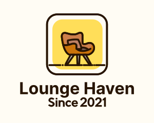 Lounge Armchair Furniture logo design