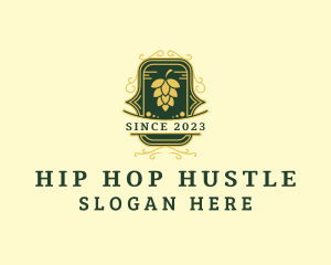 Beer Hops Brewery logo design