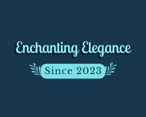 Blue Magical Wreath logo design