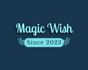 Blue Magical Wreath logo design