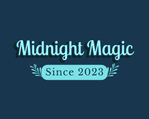 Blue Magical Wreath logo design