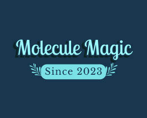 Blue Magical Wreath logo design