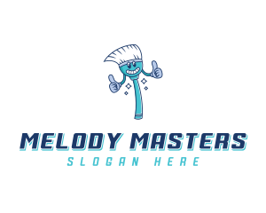Cleaning Mop Janitorial logo