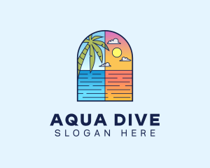 Aqua Ocean Sea logo