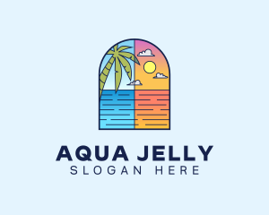 Aqua Ocean Sea logo design