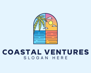 Aqua Ocean Sea logo design