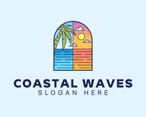 Aqua Ocean Sea logo design