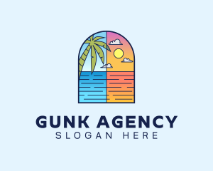 Aqua Ocean Sea logo design