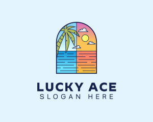 Aqua Ocean Sea logo design