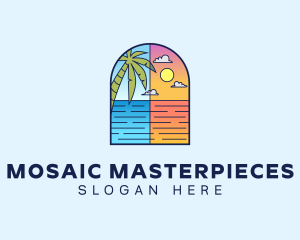 Aqua Ocean Sea logo design