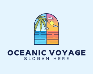 Aqua Ocean Sea logo design