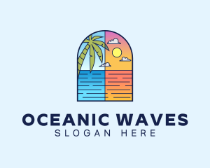 Aqua Ocean Sea logo design