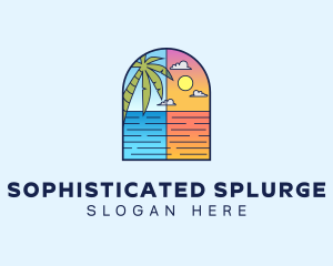 Aqua Ocean Sea logo design