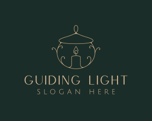  Decorative Lamp Candle logo design