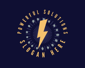 Lightning Energy Business logo design