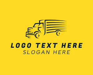 Logistics Truck Shipping logo