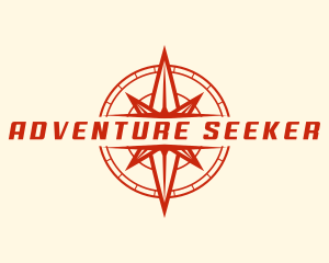 Adventurer Compass Navigation logo design