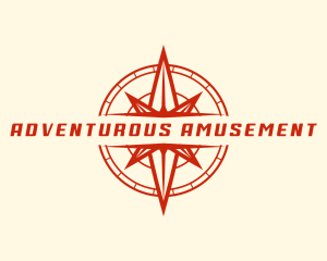 Adventurer Compass Navigation logo design