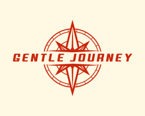 Adventurer Compass Navigation logo design