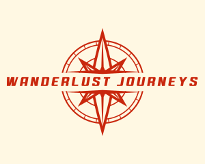 Adventurer Compass Navigation logo design