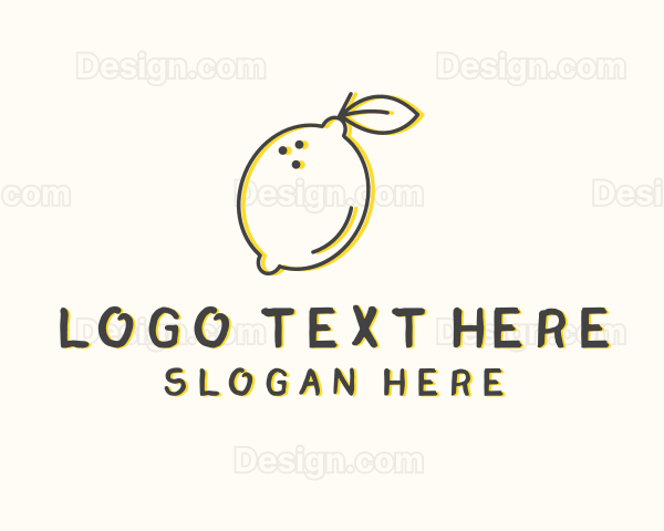 Fresh Natural Lemon Logo