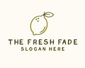 Fresh Natural Lemon logo design