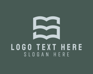 Book Librarian Letter S logo