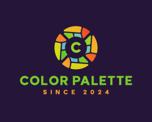 Colorful Stained Glass logo design