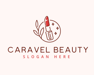 Cosmetics Lipstick Beauty logo design