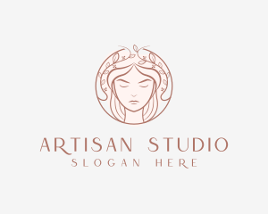 Woman Beauty Salon logo design