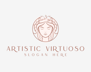 Woman Beauty Salon logo design