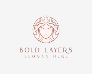 Woman Beauty Salon logo design