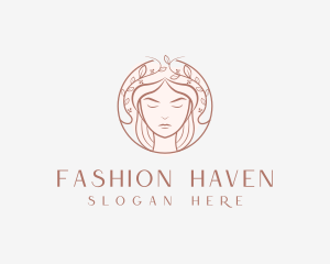 Woman Beauty Salon logo design