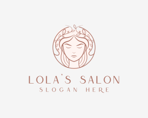 Woman Beauty Salon logo design