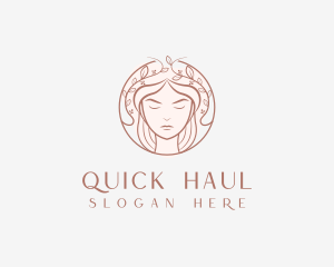 Woman Beauty Salon logo design