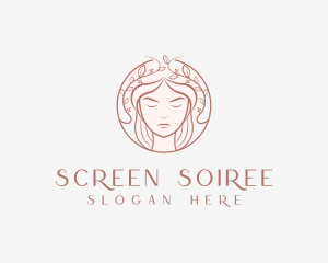 Woman Beauty Salon logo design