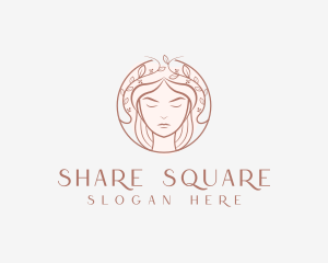 Woman Beauty Salon logo design