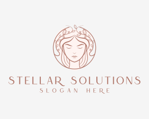 Woman Beauty Salon logo design