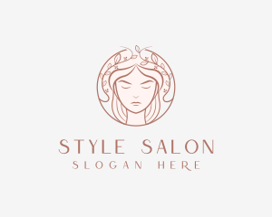 Woman Beauty Salon logo design