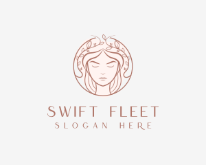 Woman Beauty Salon logo design