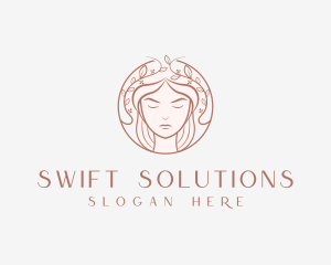 Woman Beauty Salon logo design