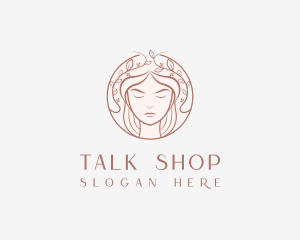 Woman Beauty Salon logo design