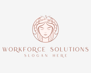 Woman Beauty Salon logo design