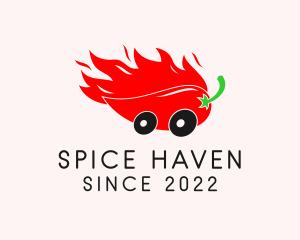 Spicy Mexican Food Delivery  logo design
