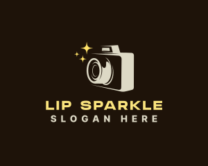 Sparkling Photography Camera logo design