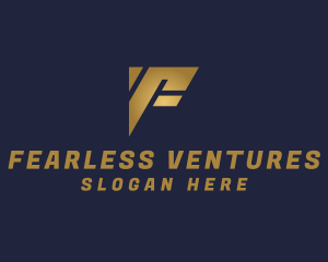 Investment Firm Letter F logo design