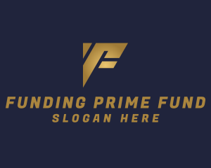 Investment Firm Letter F logo design