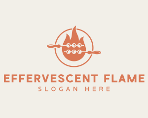 Flame Asian Culinary logo design